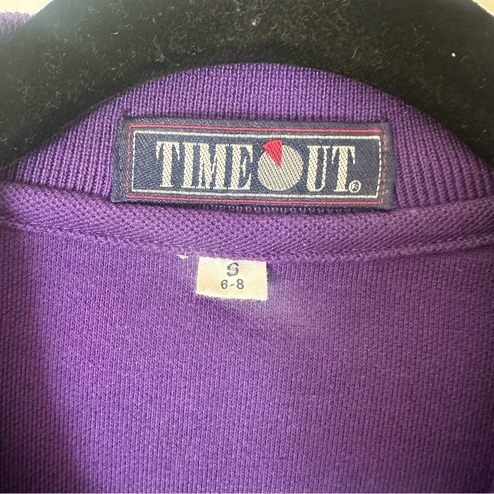 Women’s K State Quarter Zip 100% Cotton Sweater Vest Made in USA Size Small 6-8 - Picture 2 of 9
